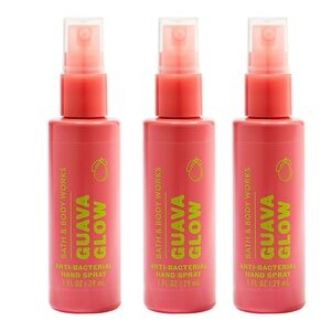 Bath & Body Works“Guava Glow”Hand Sanitizer Spray 1oz Set of 3pc. Brand New